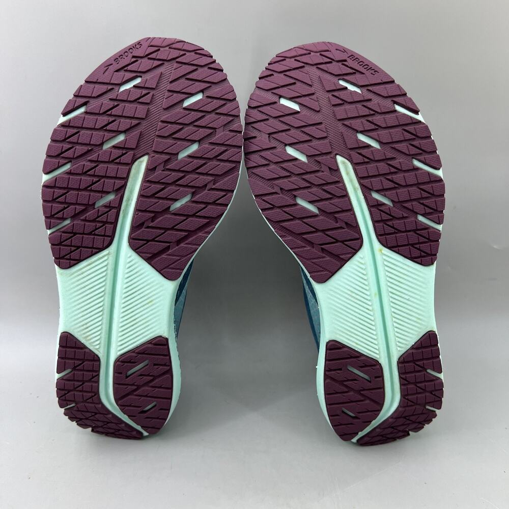 Brooks Hyperion Tempo Running Shoes Women Size 7 B Blue Green Comfort Sneakers - Picture 7 of 9